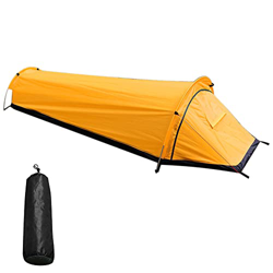 LANRU Carpa para mochileros Carpa para Saco de Dormir para Acampar al Aire Libre Carpa para una Sola Persona Ligera,Tienda Individual características