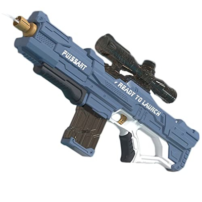LVLUOKJ Pistola de Agua eléctrica para Adultos y niños,Pistolas de Agua súper remojadoras con Capacidad de 800 CC, Pistolas de Agua automáticas Lanzad