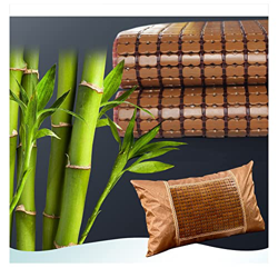 Estera De Dormir Plegable De Verano, Colchón De Bambú Respirable Suave Almohadilla De Cama Mahjong para Dormitorio Dormitorio Doble Estudiante Topper  en oferta
