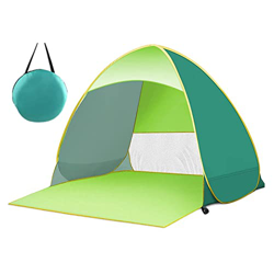 DYXIA Tienda de campaña Grande para Playa para (2-3) Personas, portátil, automática, Impermeable, Parasol, Ligera, a Prueba de plagas, UV 50+, Refugio precio