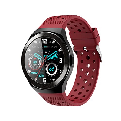 Reloj Inteligente Hombre, OKYUK Reloj Inteligente Hombre Mujer llamada con Pulsómetro, Podómetro, Calorías, Monitor de Sueño, Pulsera Actividad Inteli