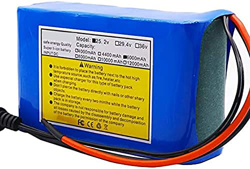 stdpcxz Batería De Litio De 24V 6Ah, 6S2P Batería De 6000Mah, Bicicleta Eléctrica Ciclomotor/Eléctrica/Batería De Iones De Litio 24V 6Ah en oferta