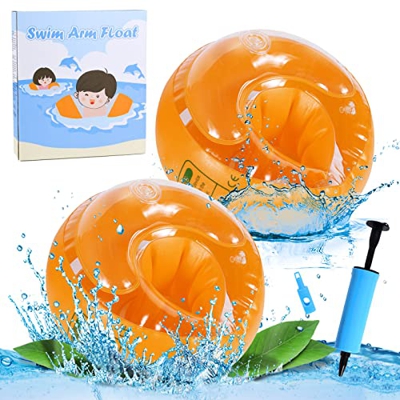 Flotador de Brazos para niños,Manguitos Flotadores Piscina, Manguitos Piscina,Brazaletes hinchables,Anillo de Natación de Brazo,Herramientas de Aprend