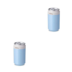 lmoikesz 2 Juegos de Humidificador de aire 200ml Difusor de nebulización de humidificación de bajo ruido electrónico con generador de niebla recargabl en oferta