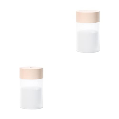 lmoikesz 2 Juegos de Humidificador 2W 260ml DC5V reducción de ruido colorido difusor de Control táctil equipo de dispositivo de fabricación de niebla 