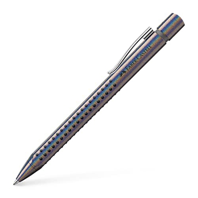 Faber-Castell 243911 Grip Edition Glam XB - Bolígrafo, color plateado