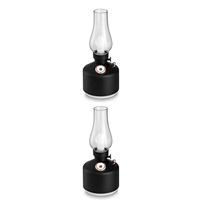 YIUPEDRFG 2 Juegos de Humidificador de aire con luz nocturna, generador de niebla recargable, difusor de agua inalámbrico, nebulizador, rociador fresc