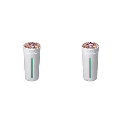 lmoikesz 2 Juegos de Humidificador de aire 2022, difusor ajustable recargable por USB, generador de niebla portátil