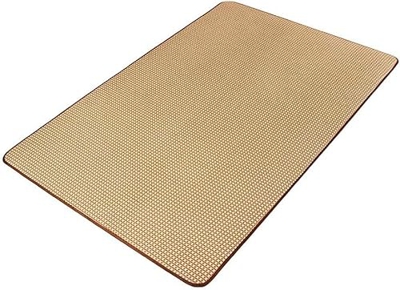 Alfombras para dormir de verano Fibra natural de verano retirable y refrescante alfombra de ejercicios for dormir for dormir, multifunción fácil de al