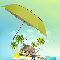 WANHUI Sombrilla De Pesca, áNgulo Ajustable, Sombrilla De Playa PortáTil, Parasol De Exterio 360° Giratoria, Parasol Inclinado, ProteccióN Solar (Size precio