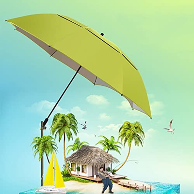 WANHUI Sombrilla De Pesca, áNgulo Ajustable, Sombrilla De Playa PortáTil, Parasol De Exterio 360° Giratoria, Parasol Inclinado, ProteccióN Solar (Size