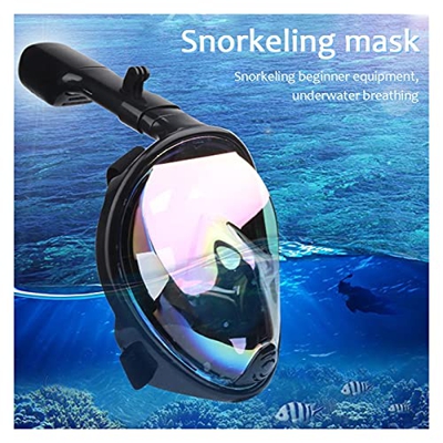 Spacmirrors Máscara de Buceo Plegable para Adultos Anti-Niebla Snorkel Máscara de natación subacuática Gafas Snorkel Dive