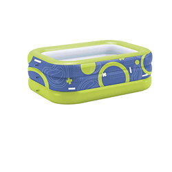 Piscina Inflable sobre el Suelo, Piscina Familiar al Aire Libre para Patio Trasero, Piscina Inflable para niños y Adultos,150cm x 105cm x 55cm en oferta