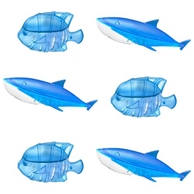 Eayoly Limpiador de humidificador de Tanque de Peces de 6 Piezas,Tiburones flotantes de desmineralización para la mayoría de los humidificadores y pec