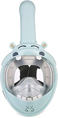 QHYXT Gafas Máscara de Buceo Máscaras de Buceo Natación Máscara de esnórquel de Cara Completa Niños Submarino Buceo Anti Niebla Snorkel Máscara de Buc