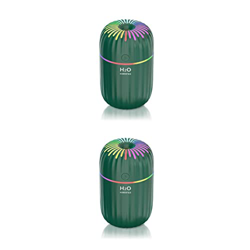 lmoikesz 2 Juegos de Humidificador de aire de 300ml, difusor de humidificación de escritorio, nebulizador con luz nocturna, recarga de viaje, pulveriz precio