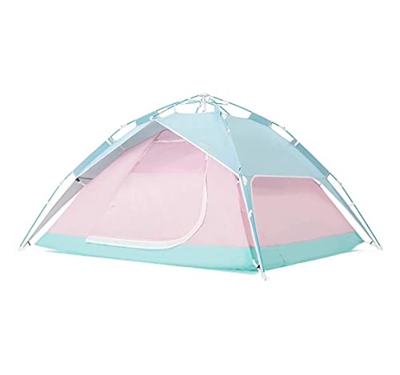 Tienda de Campaña Tienda Campaña Tienda De Campaña Emergente Automática Para 4 Personas Con 2 Puertas, 2 Ventanas De Malla, Tienda Instantánea Imperme