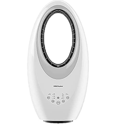 NIBISO Ventiladores de pie Ventiladores de Torre Oscilación Ajuste de 5 velocidades Ventilador de Piso con Control Remoto Integrado Silencioso Bl (luz precio