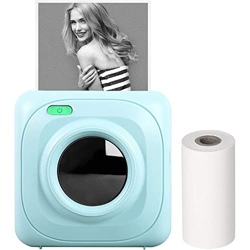 Wro Mini Impresora para movil,Impresora fotográfica térmica de Bolsillo, BT Impresora térmica inalámbrica Impresora portátil portátil de 200ppp para D características