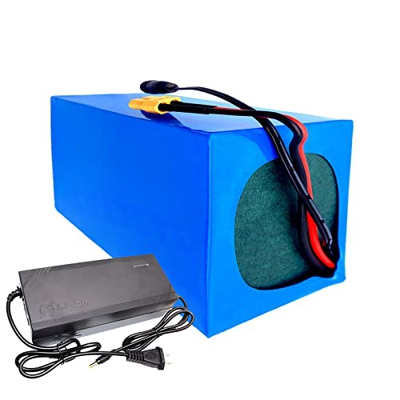 FREEDOH Batería Iones Litio para Bicicleta Eléctrica De 72V Batería Litio Recargable con Cargador para Scooter Eléctrico Carrito De Golf Eléctrico Mot