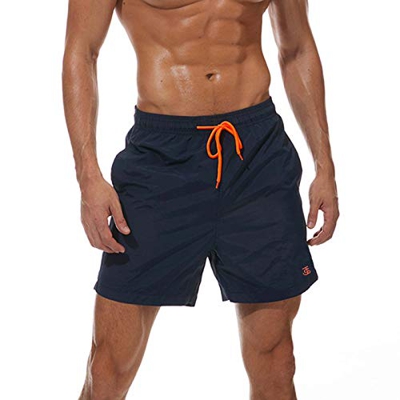 JustSun Bañador Hombre Corto Natacion Bañadores Hombre Surferos Pantalones Cortos Secado Rápido Traje de Baño Hombre Shorts de Baño Playa Natacion Bañ