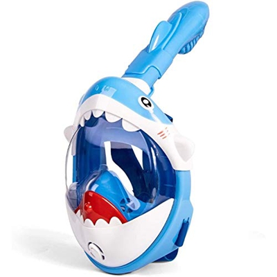 Spacmirrors Máscaras de Buceo para niños, máscara de esnórquel de Cara Completa para niños y niñas, Equipo de máscara de Buceo antiniebla para Buceo s