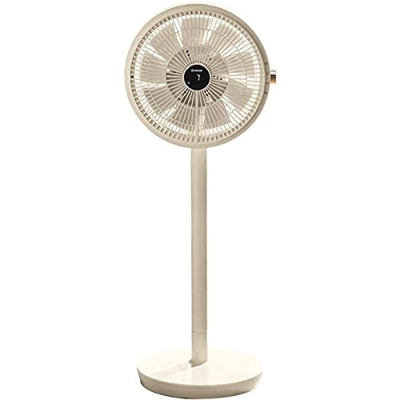 NIBISO Ventiladores de pie Ventiladores de pie Silencio de Alta energía Ventilador de Torre oscilante Pantalla HD con Re (luz de Ventilador de Verano)