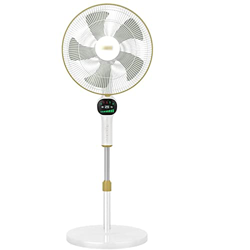 NIBISO Ventiladores de pie Ventilador de pie oscilante Temporizador de 9 Horas con Control Remoto para Dormitorio y Oficina en el hogar A (luz de Vent características
