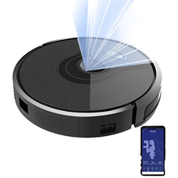 Robot aspiradora Robot de limpieza de aspiradora con navegación de cámara, memoria inteligente, bloqueador virtual de dibujo a mano, bajo ruido, tanqu en oferta