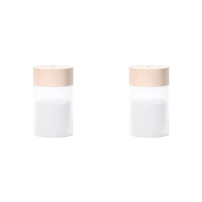 YIUPEDRFG 2 Juegos de Humidificador con carga USB de 260ml DC5V, reducción de ruido, difusor de Control táctil colorido, dispositivo de fabricación de