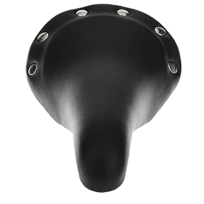 SouiWuzi Cómodo Silla de reemplazo de Bicicleta para Bicicleta Silla de monada Vintage Vintage Retro Almohadilla de Bicicleta remachada Asiento de Bic