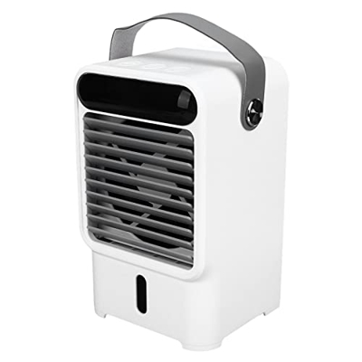 Humidificadores Ultrasónicos Silenciosos, Ventilador de Escritorio Portátil de 500 Ml Alimentado por USB con 3 Niveles de Velocidad, Luz LED, Ventilad