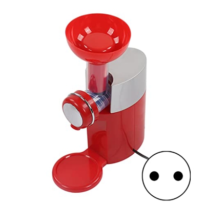 Heladera de Frutas Congeladas, Máquina de Postres de Servicio Suave de Frutas Eléctricas Saludables, sin Aditivos Y Colores Artificiales, Máquina de H