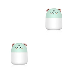 YIUPEDRFG 2 Juegos de Humidificador de aire de 250ML, rociador de niebla de gran capacidad recargable por USB, dispositivos atomizadores difusores sil características