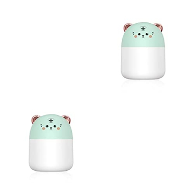 YIUPEDRFG 2 Juegos de Humidificador de aire de 250ML, rociador de niebla de gran capacidad recargable por USB, dispositivos atomizadores difusores sil