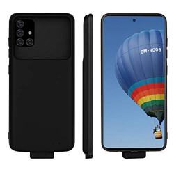HiKiNS Funda Batería para Samsung A51 5G, 5000mAh Estuche de Cargador de batería de Respaldo Externo Recargable extendido Estuche de Carga de batería  precio