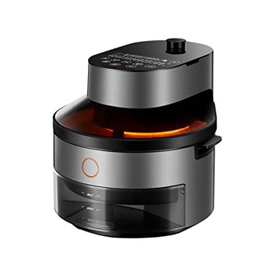 BGPH Freidora, 5QT Casa de Cocina automática sin Aceite automática con toques Digitales y Canasta Antiadherente, Horno eléctrico de máquinas de Papas 