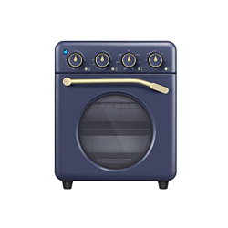 BGPH Freidora de Aire, Regulación de Control de Temperatura de 6 velocidades de 4 rodajas, Cesta Antiadherente, 16. 3QT Horno Caliente Visual Retro y  precio