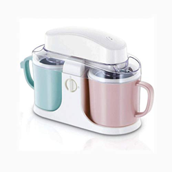 Jrechio Helado y Sorbete Fabricante congelado Yogurt Gelato Máquina de Helado de Fruta Completamente automática Barril Doble sunyangde precio