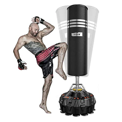 Dripex Saco de Boxeo de Pie para Adultos, 178cm Fitness Boxeo Saco de Arena, Base ABS con Fuertes Ventosas, Resortes Amortiguador, Rellenable de Arena precio