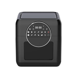 BGPH Freidora, 9QT Horno Caliente eléctrico, máquina de Papas Fritas de Pantalla táctil Inteligente, 8 Cocineros preajustes tostadora de cocción de Ol características