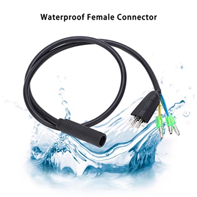 Cable de Extensión de Conversión de Motor, Resistente a la Intemperie, Línea de Conversión de 9 Pines, Conector Impermeable de 600 Mm para Bicicleta E