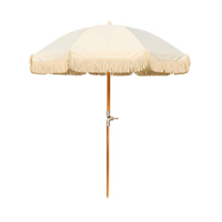 awning Umbrella De Playa De Patio Blanquecino/de Pan De Basura, Diámetro Bajo Paraguas: 1.8m/5.9 Pies características