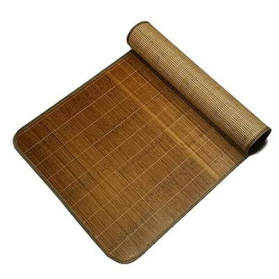Bonilaan Colchoneta de bambú para Dormir de Verano, colchoneta de bambú Plegable, Colchón Fresco con Fuerte absorción de Sudor, Almohadilla para Dormi
