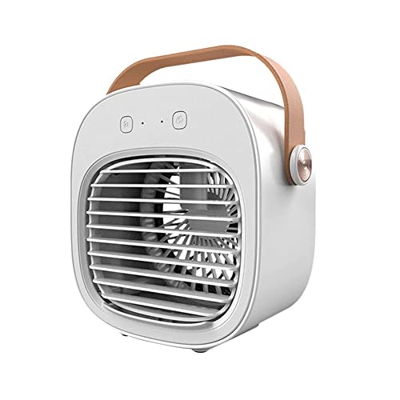 Mnrkaoic Mini Aire Acondicionado Portátil Mini Enfriador de Aire Air Cooler Acondicionador de Aire Móvil Ventilador Climatizadores Evaporativos para e
