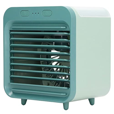 Aire acondicionado portátil Viento fuerte Tres niveles Ajustable Pequeño Mini 200ml Enfriador de aire de escritorio Batería de larga duración para uso