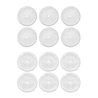 1 2PCS Piezas de Limpieza de aspiradoras Limpieza de Tela Pad Pads Fit for Bissell 3115 Robot de Barrido Aspirador artículos para el hogar (Color : Wh