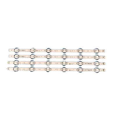 GaYouny LED Lámpara de Tira de retroiluminación 12 for 49" V17 Art3 TV JB3B1591A02499 49UV340C 49UJ6565 6916L-2862A 6916L-2863A LC490DGG Beatirce (Siz