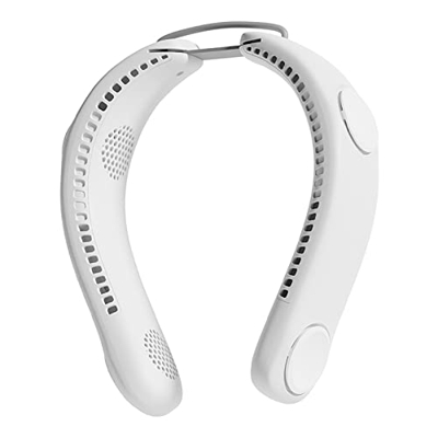 Ventilador De Cuello Sin Aspas, Ventilador Personal Recargable USB De 4000 Mah, Ventilador De Cuello Colgante Sin Hojas Súper Silencioso De 3 Velocida