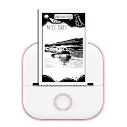 Zgsalvation Mini Impresora portátil térmica, teléfono móvil sin Papel térmico, máquina de Error, impresión de 53 mm, Mini Impresora inalámbrica de Bol precio